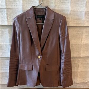 Donna Karan Chocolate Brown  Blazer